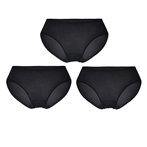 Joyunii Bikini Slip Damen aus 100% Seide Unterhosen Atmungsaktive Panty Hipster Unterwäsche von Joyunii