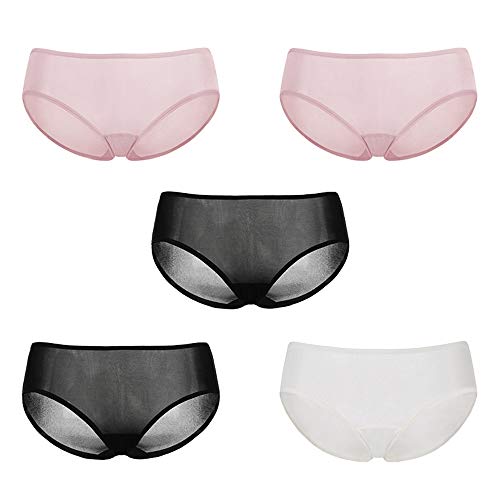 Joyunii Bikini Slip Damen aus 100% Seide Unterhosen Atmungsaktive Panty Hipster Unterwäsche von Joyunii