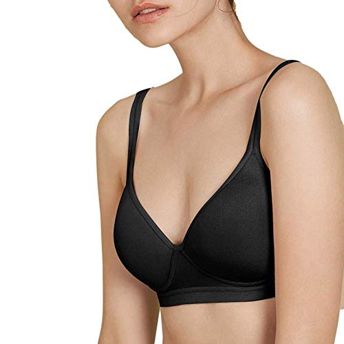 Joyunii Damen BH Ohne Bügel 100% Seide BH Seamless Unterwäsche von Joyunii