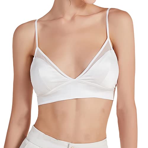 Joyunii Damen Bügelloser aus Seide BH Traumweich BH Comfort Soft BH Bralette Weiche Alltagswäsche Angenehmer Support von Joyunii