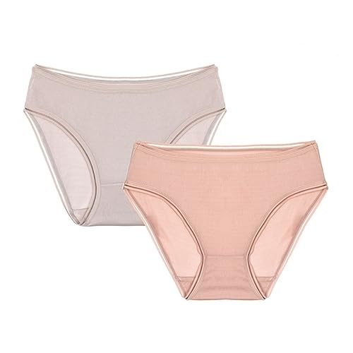 Joyunii Damen Hüftslips Seidenslips 100% Seide Klassischer Damenslip Hipster Unterwäsche Seamless Slips von Joyunii