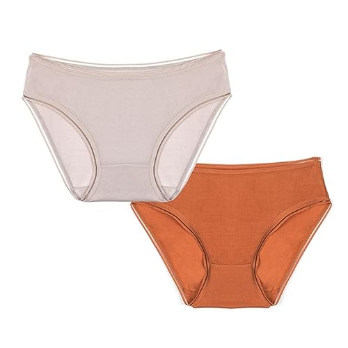 Joyunii Damen Hüftslips Seidenslips 100% Seide Klassischer Damenslip Hipster Unterwäsche Seamless Slips von Joyunii