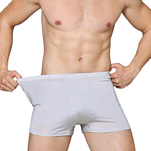 Joyunii Herren Unterwäsche Klassische Unterhosen aus 100% Seide Boxershorts von Joyunii
