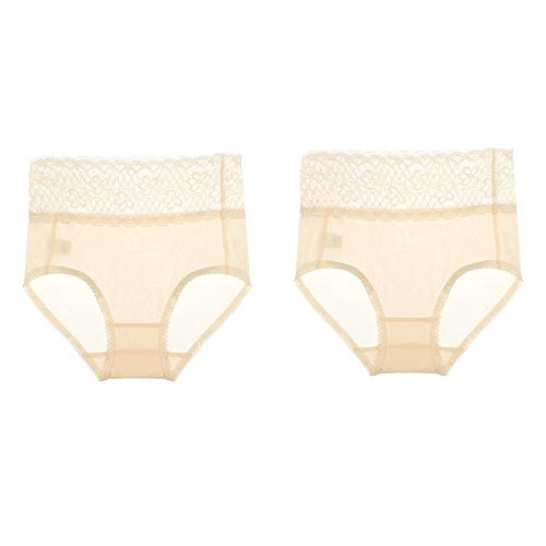 Joyunii Seidenunterwäsche für Damen Seiden Unterhosen Body Natural Hipster Spitze Unterwäsche Antibakterielle Slip von Joyunii