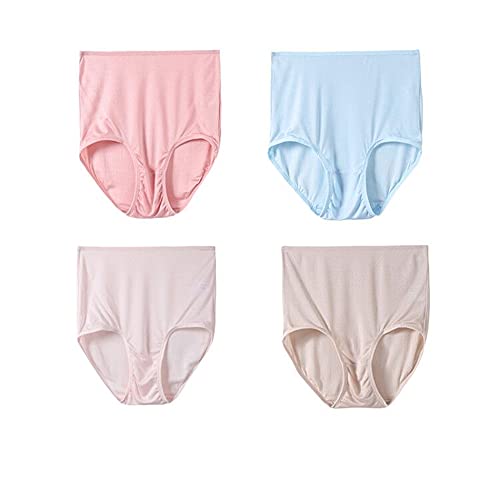 Joyunii Seidenunterwäsche für Damen Seiden Unterhosen Hohe Taille Antibakterielle Slip Hipster Frauen Unterwäsche von Joyunii
