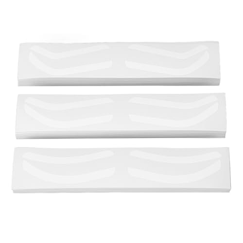 Joyzan Eyebrow Schablonenaufkleber Einweg, Formband Rand Generische Stempel Airbrush Adhäsive Färbebedingung für Tönung Make -up -Mapping -Vorlagen Frau 150 Blätter für 3 Typen von Joyzan