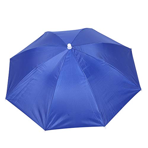 Joyzan Regenschirm Hut, Regenschirmhut Sonnenregen wasserdichte Fischen Kappe Lustige Partyhüte Erwachsene mit Kopfband Verstellbarer Angelhut faltbar wasserdicht elastische Angelkopfbedeckung von Joyzan