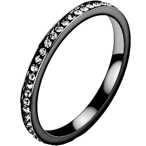 2 mm Titan-Stahl-Zirkonia-Paarringe, minimalistischer Schmuck, passende Bänder, Geschenk für Damen und Herren, 32 2 mm Titan-Stahl-Zirkonia-Paarringe, minimalistischer Schmuck, passende Bänder, Geschenk für Damen und Herren, 32 von Jpltlvy