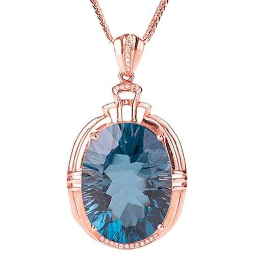 Deep Blue Stone Pendant Necklace Geometric Crystal Accent Art Deco Setting Statement Jewelry Unisex Gift Deep Blue Stone Pendant Necklace Geometric Crystal Accent Art Deco Setting Statement Jewelry Unisex Gift von Jpltlvy