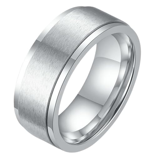Drehbarer Metallring, ergonomisches Band-Design, zeitgenössischer Schmuck, Uni-Zubehör für den täglichen Gebrauch, als Geschenk, 34 Drehbarer Metallring, ergonomisches Band-Design, zeitgenössischer Schmuck, Uni-Zubehör für den täglichen Gebrauch, als Geschenk, 34 von Jpltlvy