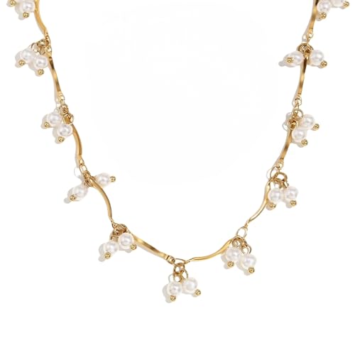 Elegante Nischen-Halskette und gedrehtes Armband aus Edelstahl, Damen-Schmuck-Set, Zubehör, Geschenk, Ohrring Elegante Nischen-Halskette und gedrehtes Armband aus Edelstahl, Damen-Schmuck-Set, Zubehör, Geschenk, Ohrring von Jpltlvy