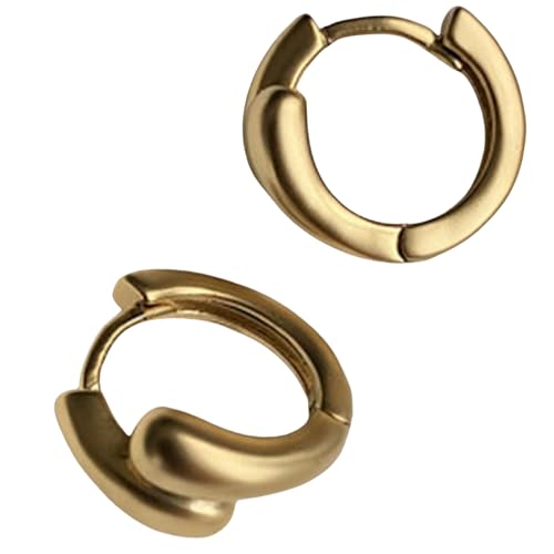Goldene Creolen für Damen, Motiv: Nischen-Design, für Frühling, Sommer, modische Ohrmanschetten und Accessoires für den täglichen Gebrauch, Geschenk, Ohrring Goldene Creolen für Damen, Motiv: Nischen-Design, für Frühling, Sommer, modische Ohrmanschetten und Accessoires für den täglichen Gebrauch, Geschenk, Ohrring von Jpltlvy