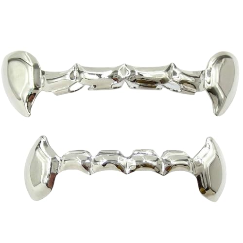Goldfarbener Zahngrill, urbaner Stil, Einzelstück für Veranstaltungen, Kostüm-Zubehör, Unisex-Geschenk von Jpltlvy