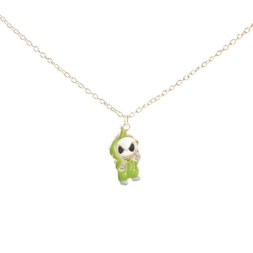 Halskette mit Wellenmuster, kantiger Schmuck, abstraktes Design, für Damen und Herren, dunkles ästhetisches Accessoire von Jpltlvy