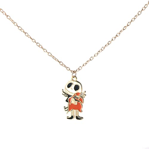 Halskette mit Wellenmuster, kantiger Schmuck, abstraktes Design, für Damen und Herren, dunkles ästhetisches Accessoire von Jpltlvy