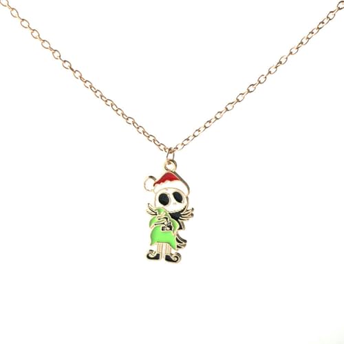 Halskette mit Wellenmuster, kantiger Schmuck, abstraktes Design, für Damen und Herren, dunkles ästhetisches Accessoire von Jpltlvy