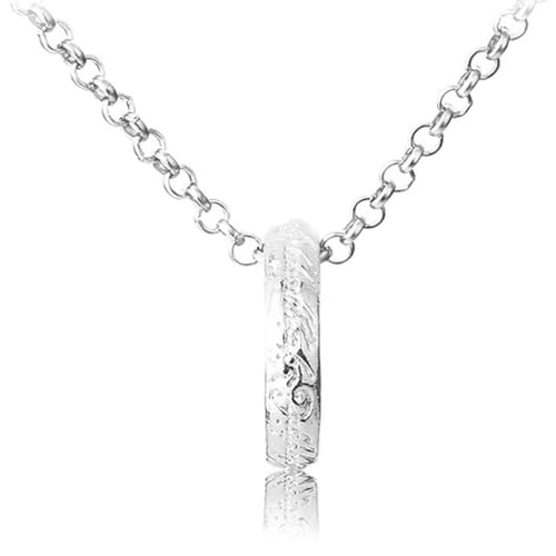 Halskette mit ineinandergreifendem Kreis- und Kugel-Anhänger, künstlerisches Verbindungsdesign, Metallkette, Schmuck, Geschenk Halskette mit ineinandergreifendem Kreis- und Kugel-Anhänger, künstlerisches Verbindungsdesign, Metallkette, Schmuck, Geschenk von Jpltlvy