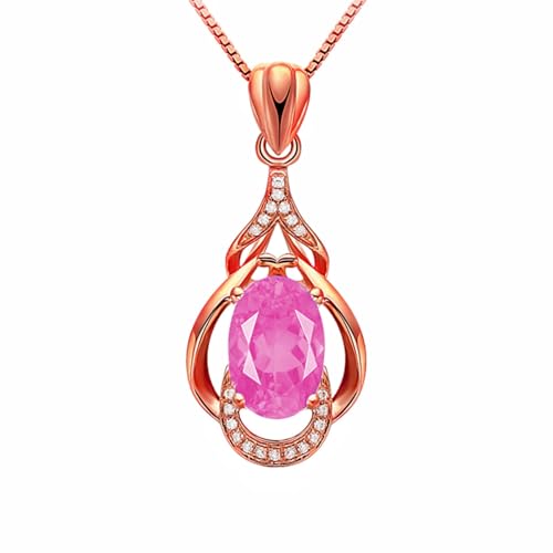 Jpltlvy 18K Plated Colorful Gemstone Pendant Necklace for Women Minimalist Teardrop Design for Daily and Festive Wear Jpltlvy 18K Plated Colorful Gemstone Pendant Necklace for Women Minimalist Teardrop Design for Daily and Festive Wear von Jpltlvy
