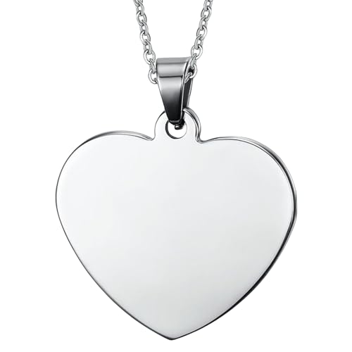 Jpltlvy Doppelseitige Edelstahl-Erkennungsmarke für Männer, militärisch inspirierte Anhänger-Halskette, geeignet für den täglichen Gebrauch und als Geschenk von Jpltlvy