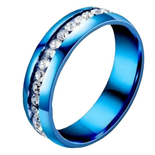 Jpltlvy Edelstahl-Titanringe mit einreihigem Kristalldesign für den täglichen Gebrauch, einzigartiges Paargeschenk für Sie und Ihn, 38 Jpltlvy Edelstahl-Titanringe mit einreihigem Kristalldesign für den täglichen Gebrauch, einzigartiges Paargeschenk für Sie und Ihn, 38 von Jpltlvy