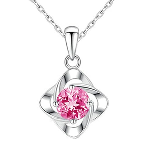Jpltlvy Four Leaf Clover Pendant Necklace Short Chain for Women Delicate Symbolic Design Casual Occasion von Jpltlvy