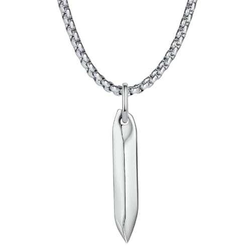 Jpltlvy Halskette mit Anhänger in Spike-Form, Edelstahl, minimalistisch, modisches Geschenk für Ihn von Jpltlvy