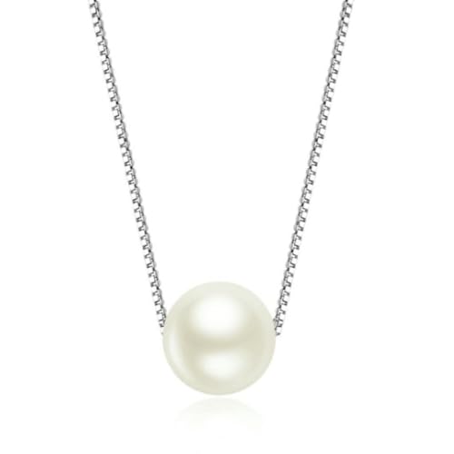 Jpltlvy Halskette mit Perlenanhänger für Damen, einzelne Perle, minimalistisches Schlüsselbeinkette für den täglichen Gebrauch, Geschenk von Jpltlvy