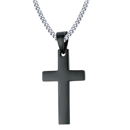Jpltlvy Herren-Halskette mit Kreuz-Anhänger aus Edelstahl für den täglichen Gebrauch, einzigartiges Design als Geschenk für Ihn, 60 cm Jpltlvy Herren-Halskette mit Kreuz-Anhänger aus Edelstahl für den täglichen Gebrauch, einzigartiges Design als Geschenk für Ihn, 60 cm von Jpltlvy