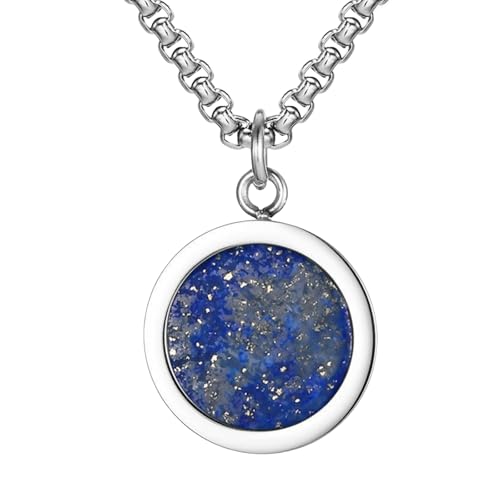 Jpltlvy Minimalistische Halskette aus Edelstahl für Herren mit kreisförmigem geometrischem Anhänger, geeignet für den täglichen Gebrauch und als Geschenk Jpltlvy Minimalistische Halskette aus Edelstahl für Herren mit kreisförmigem geometrischem Anhänger, geeignet für den täglichen Gebrauch und als Geschenk von Jpltlvy