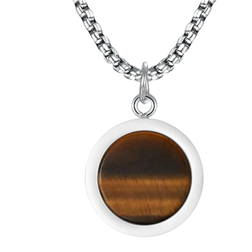 Jpltlvy Minimalistische Halskette aus Edelstahl für Herren mit kreisförmigem geometrischem Anhänger, geeignet für den täglichen Gebrauch und als Geschenk Jpltlvy Minimalistische Halskette aus Edelstahl für Herren mit kreisförmigem geometrischem Anhänger, geeignet für den täglichen Gebrauch und als Geschenk von Jpltlvy