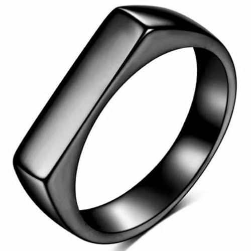 Jpltlvy Ring aus Edelstahl und Titan, minimalistischer Stil, für den täglichen Gebrauch, einzigartiges Design für Damen und Herren, 6 Jpltlvy Ring aus Edelstahl und Titan, minimalistischer Stil, für den täglichen Gebrauch, einzigartiges Design für Damen und Herren, 6 von Jpltlvy