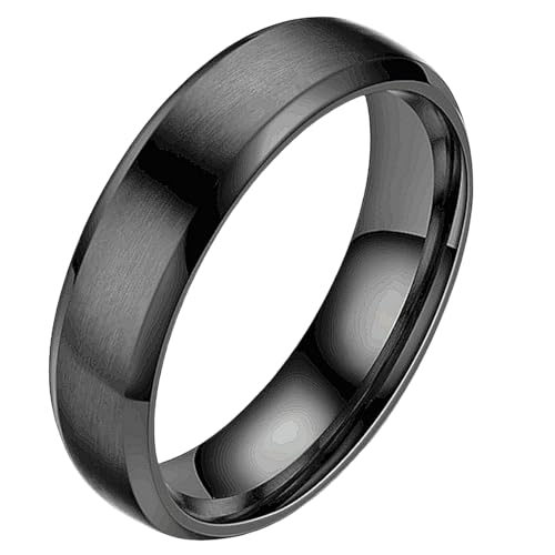 Jpltlvy Ring aus Titanstahl, matt, schlichtes Design, klassisches Geschenk für Herren, 33 cm Jpltlvy Ring aus Titanstahl, matt, schlichtes Design, klassisches Geschenk für Herren, 33 cm von Jpltlvy