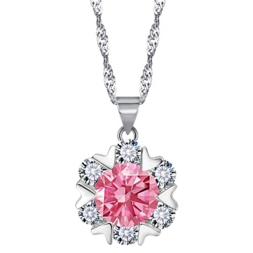 Jpltlvy Silver Cubic Zirconia Snowflake Necklace for Women Short Pendant for Daily and Special Occasions Jpltlvy Silver Cubic Zirconia Snowflake Necklace for Women Short Pendant for Daily and Special Occasions von Jpltlvy