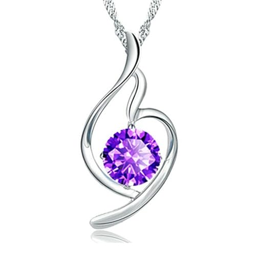 Jpltlvy Silver Graceful Curve Pendant Necklace Flowing Contour Design Delicate Collarbone Chain Birthday Gift for Women von Jpltlvy