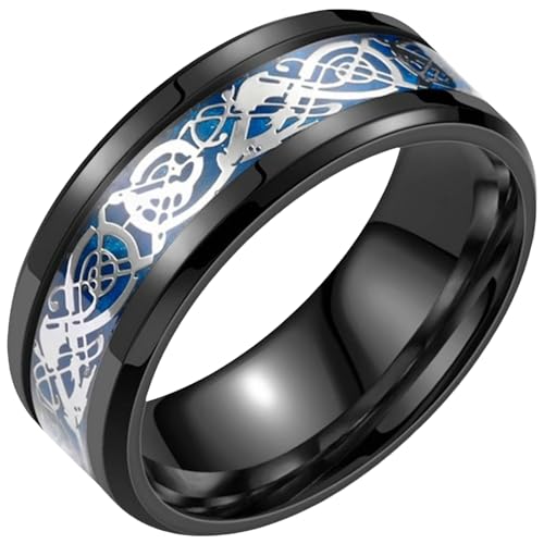 Jpltlvy Trendiger Titan-Stahl-Herrenring mit Drachen-Design als stilvolles Accessoire, passendes Geschenk für Ihn, 11 Jpltlvy Trendiger Titan-Stahl-Herrenring mit Drachen-Design als stilvolles Accessoire, passendes Geschenk für Ihn, 11 von Jpltlvy