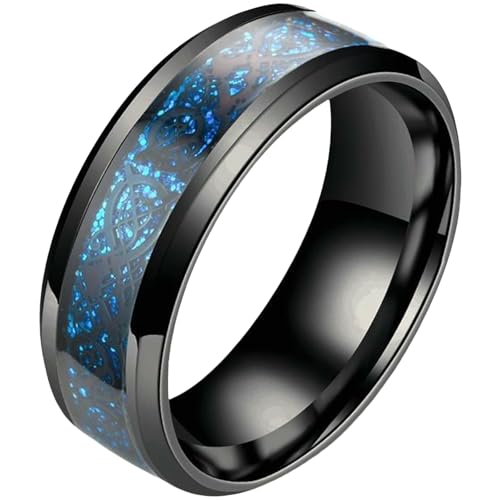 Jpltlvy Trendiger Titan-Stahl-Herrenring mit Drachen-Design als stilvolles Accessoire, passendes Geschenk für Ihn, 34 Jpltlvy Trendiger Titan-Stahl-Herrenring mit Drachen-Design als stilvolles Accessoire, passendes Geschenk für Ihn, 34 von Jpltlvy