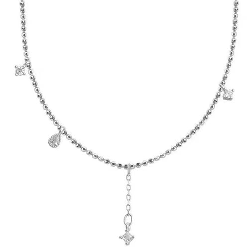 Jpltlvy Wassertropfen-Choker-Halskette für Damen, einzigartiges Tropfen-Design, modisches Accessoire, schicker, trendiger Stil, Geschenk von Jpltlvy