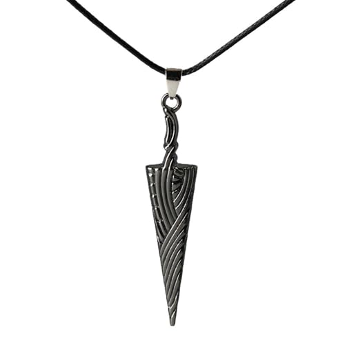 Linearer konischer Anhänger, Halskette, Schlüsselanhänger, Gothic-Schmuck, Doppelfunktions-Design für Damen und Herren, minimalistisches Accessoire Linearer konischer Anhänger, Halskette, Schlüsselanhänger, Gothic-Schmuck, Doppelfunktions-Design für Damen und Herren, minimalistisches Accessoire von Jpltlvy