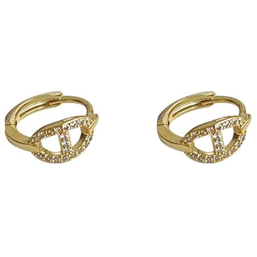 Luxuriöse Ohrringe mit Schweine-Nasen-Design, zart, minimalistisch, Damen-Ohrstecker, eleganter Ohrschmuck für den täglichen Gebrauch und als Geschenk, Ohrring von Jpltlvy