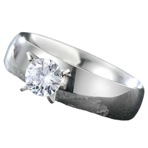 Paarringe aus Edelstahl, Zirkonia, minimalistisches, modernes Design, leichter Schmuck, Titan-Armbänder, 34 von Jpltlvy