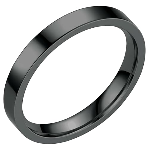 Pinky Ring aus mattem Edelstahl, zeitgenössisch, minimalistisch, solides Band, für den Alltag, stapelbar, stilvolles Geschenk für Sie, 9 Pinky Ring aus mattem Edelstahl, zeitgenössisch, minimalistisch, solides Band, für den Alltag, stapelbar, stilvolles Geschenk für Sie, 9 von Jpltlvy