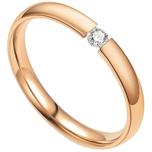 Ringe aus Titanstahl für Sie und Ihn mit zartem Zirkonia-Inlay für romantisches Geschenk, minimalistischer, zeitgenössischer Schmuck, 33 cm Ringe aus Titanstahl für Sie und Ihn mit zartem Zirkonia-Inlay für romantisches Geschenk, minimalistischer, zeitgenössischer Schmuck, 33 cm von Jpltlvy