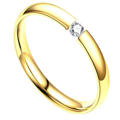 Ringe aus Titanstahl für Sie und Ihn mit zartem Zirkonia-Inlay für romantisches Geschenk, minimalistischer, zeitgenössischer Schmuck, 9 Ringe aus Titanstahl für Sie und Ihn mit zartem Zirkonia-Inlay für romantisches Geschenk, minimalistischer, zeitgenössischer Schmuck, 9 von Jpltlvy
