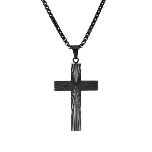 Stainless Steel Light Reflecting Cross Necklace for Men Unique Optical Cut Pendant Urban Artistic Jewelry Gift for Him Stainless Steel Light Reflecting Cross Necklace for Men Unique Optical Cut Pendant Urban Artistic Jewelry Gift for Him von Jpltlvy