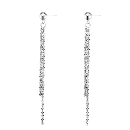 Stern-Quasten-Ohrringe für Damen, lang, elegant, baumelnde Ohrringe mit Kristall-Akzenten, trendiger böhmischer Schmuck, Geschenk für Sie, Ohrring Stern-Quasten-Ohrringe für Damen, lang, elegant, baumelnde Ohrringe mit Kristall-Akzenten, trendiger böhmischer Schmuck, Geschenk für Sie, Ohrring von Jpltlvy