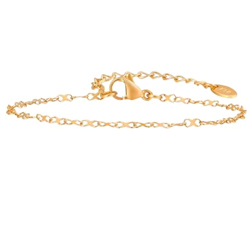 Titan-Stahl-Perlenketten-Set für Damen, quadratisch, minimalistisches Design, handverbunden, symbolischer Schmuck, Geschenk von Jpltlvy