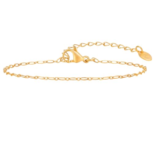 Titan-Stahl-Perlenketten-Set für Damen, quadratisch, minimalistisches Design, handverbunden, symbolischer Schmuck, Geschenk von Jpltlvy