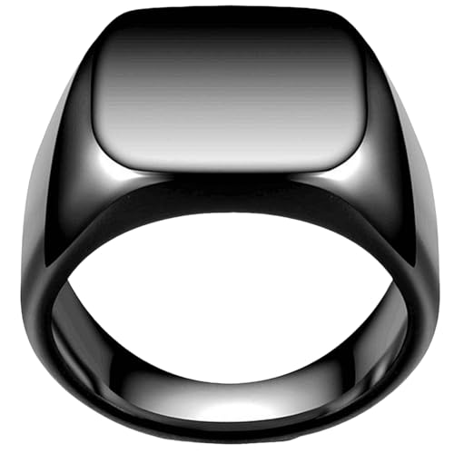 Titan-Stahl-Ringe für Herren, breites Band, schlichtes Gesicht, Schmuck, Geschenk für Ihn, elegante Ringe, 34 Titan-Stahl-Ringe für Herren, breites Band, schlichtes Gesicht, Schmuck, Geschenk für Ihn, elegante Ringe, 34 von Jpltlvy