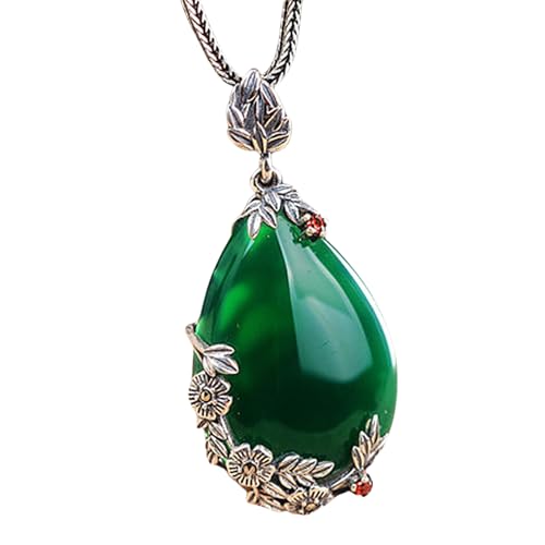 Vintage Agate Pendant Necklace for Women Elegant Imitation Ruby Red Jewelry Gift Vintage Agate Pendant Necklace for Women Elegant Imitation Ruby Red Jewelry Gift von Jpltlvy