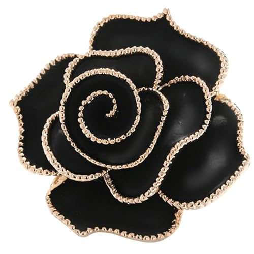 Vintage-Kamelien-Brosche für Damen, französischer Stil, Anstecknadel, Geschenk, exquisites Accessoire, Brosche von Jpltlvy